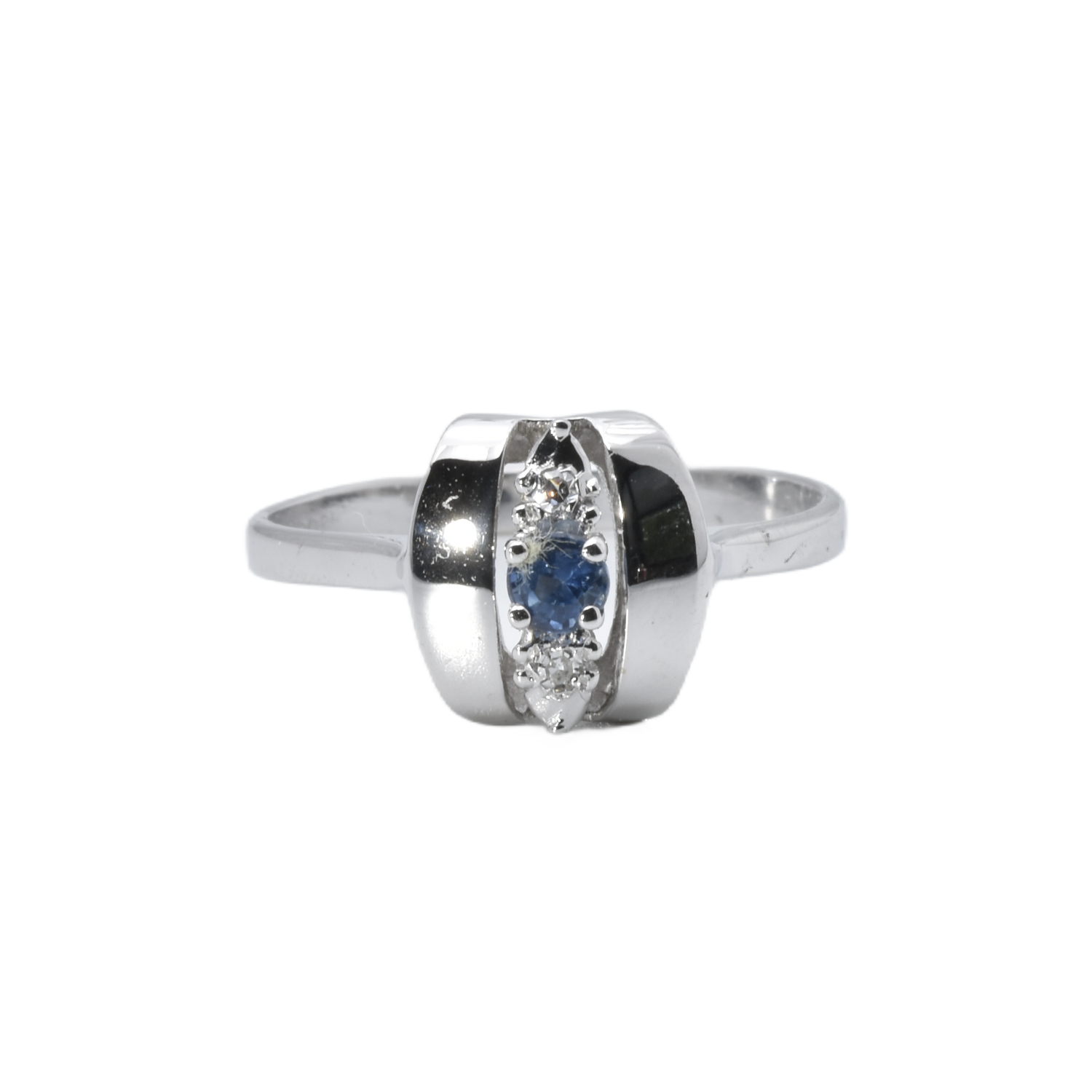 Ring mit Diamanten und Topas