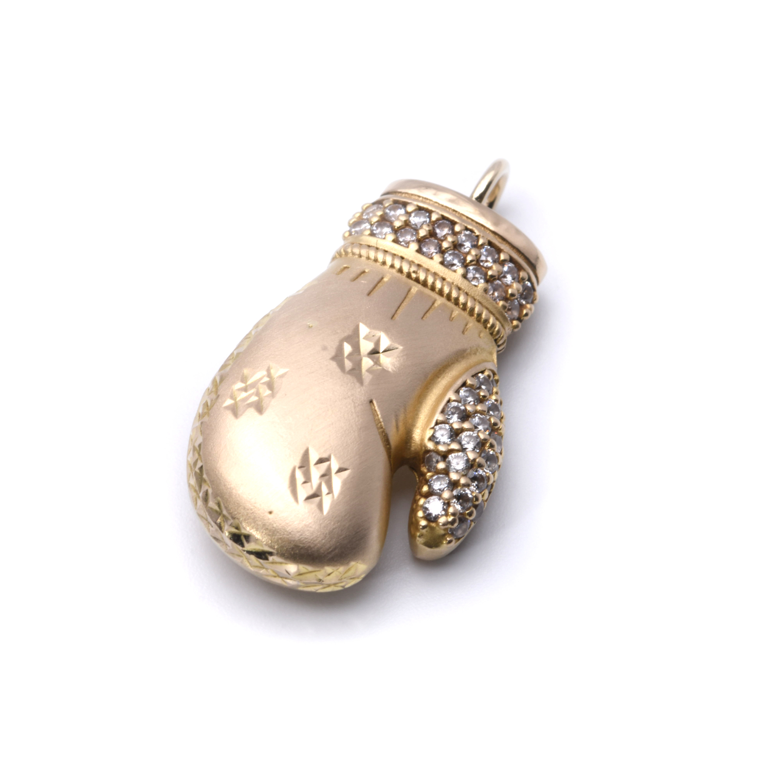Anhänger Boxhandschuh mit Brillanten