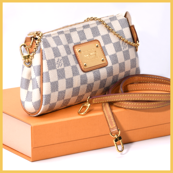 LOUIS VUITTON Eva Azul Schultertasche
