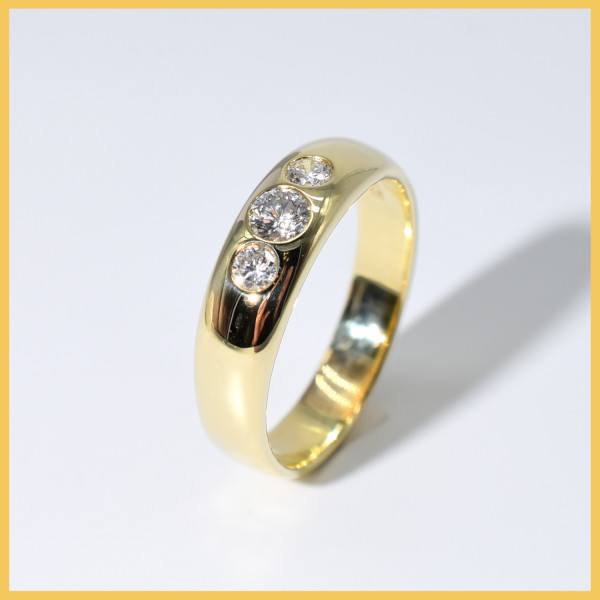 Ring | 585/000 Gelbgold | Brillanten