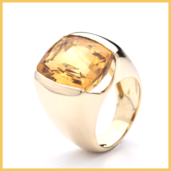 Ring | 585/000 Gelbgold | Citrin