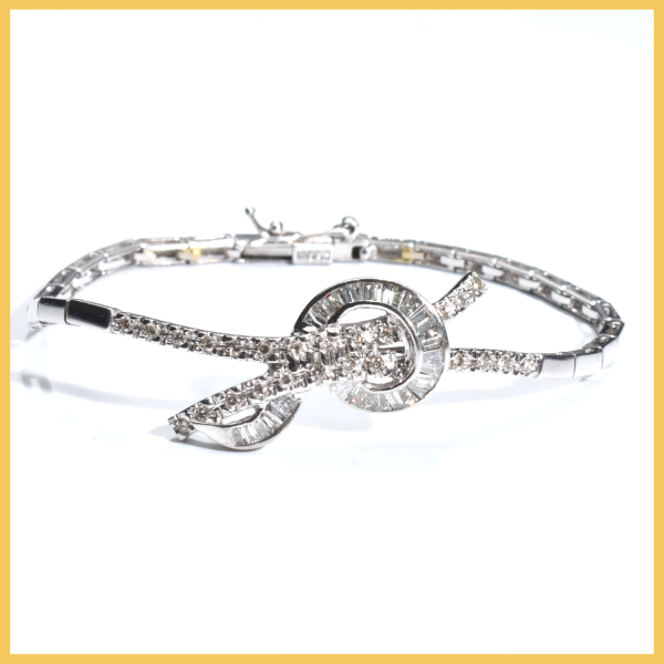 Armband | 750/000 Weißgold | Diamanten