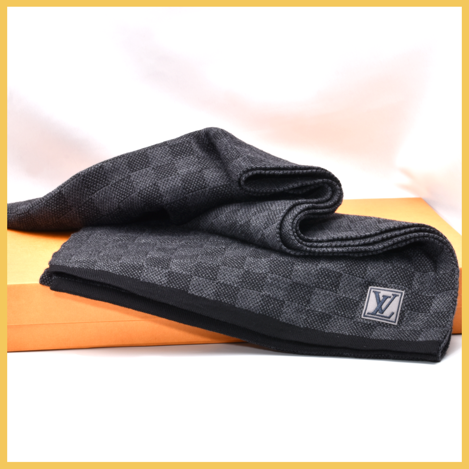Louis Vuitton Mütze und Schal Set