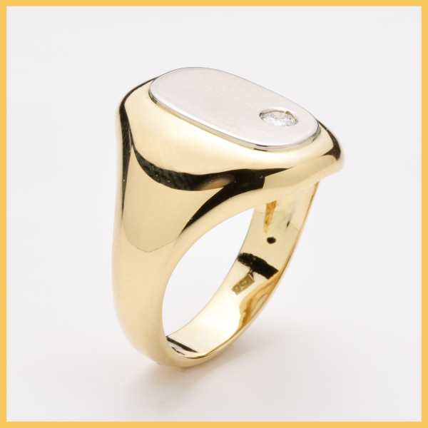 Ring | 750/000 Gold | Bicolor | Brillant