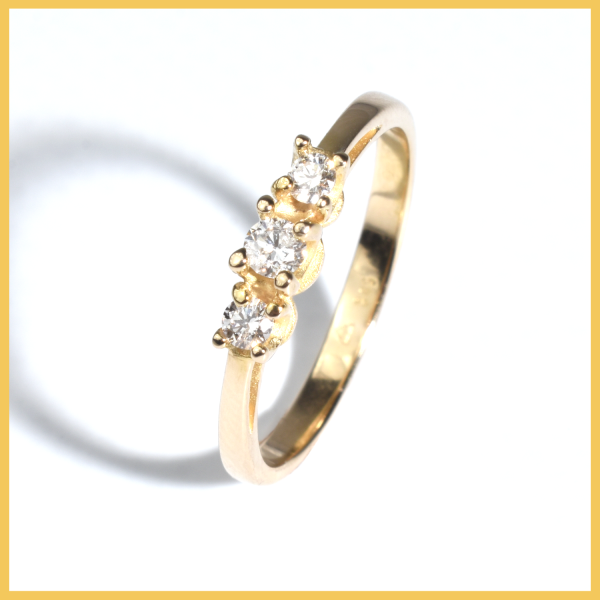 Ring | 585/000 Gelbgold | Brillanten