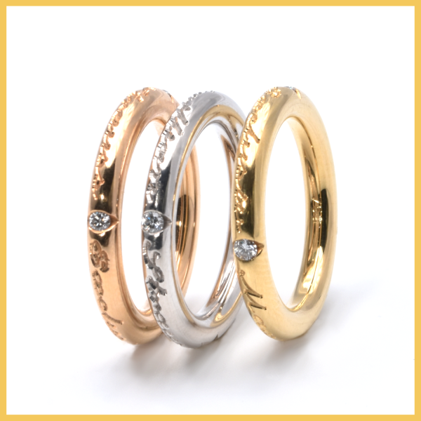 3 Ringe | 750/000 Gold | Tricolor | Brillanten