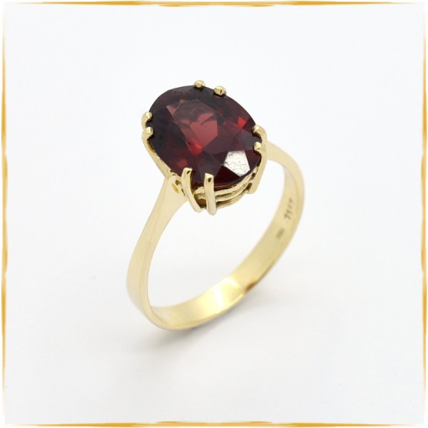 Ring | 585/000 Gold | Almandin Granat