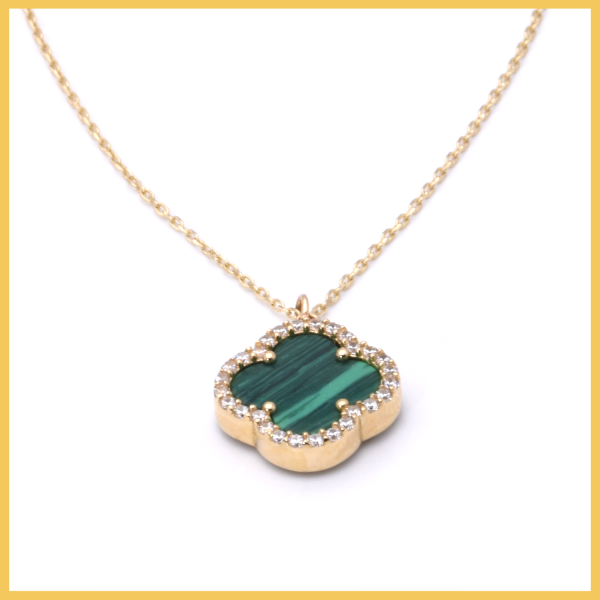 Kette mit Malachit Anhänger