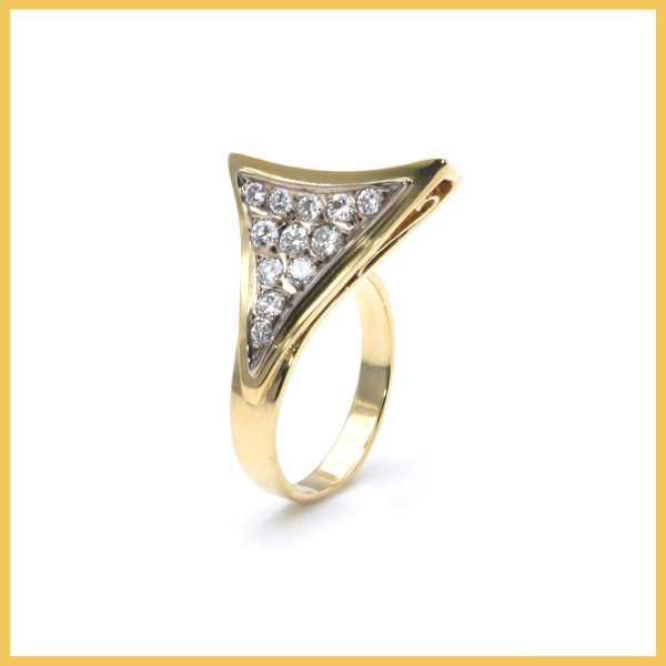 Ring | 585/000 Gold | Bicolor | Brillanten
