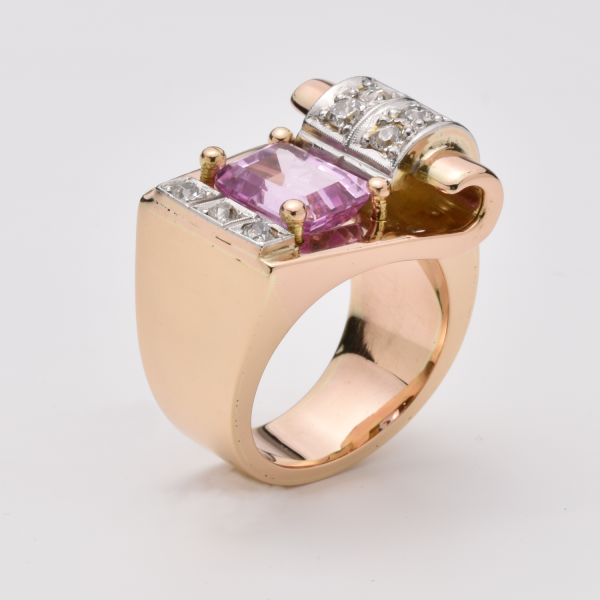 Ring | 750/000 Gold | Diamanten | Spinell