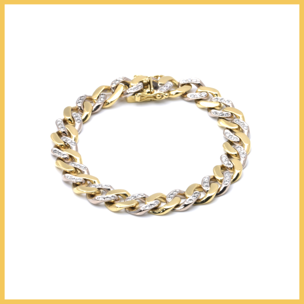 Armband | 750/000 Gold | Bicolor | Brillanten