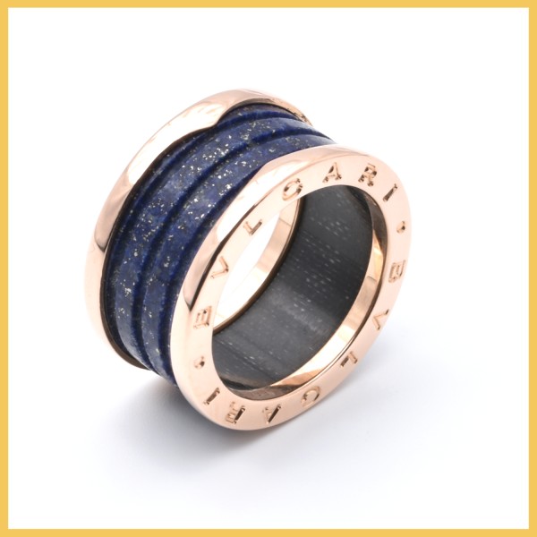 Ring | 750/000 Rosegold | Bulgari | B.zero1 | 4-Band-Ring | Lapislazuli