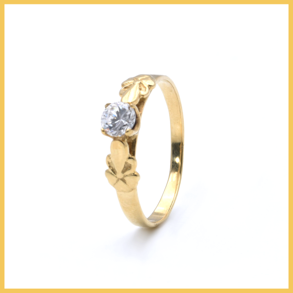 Ring | 585/000 Gelbgold | Zirkonia