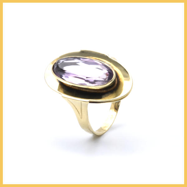 Ring | 585/000 Gelbgold | Amethyst