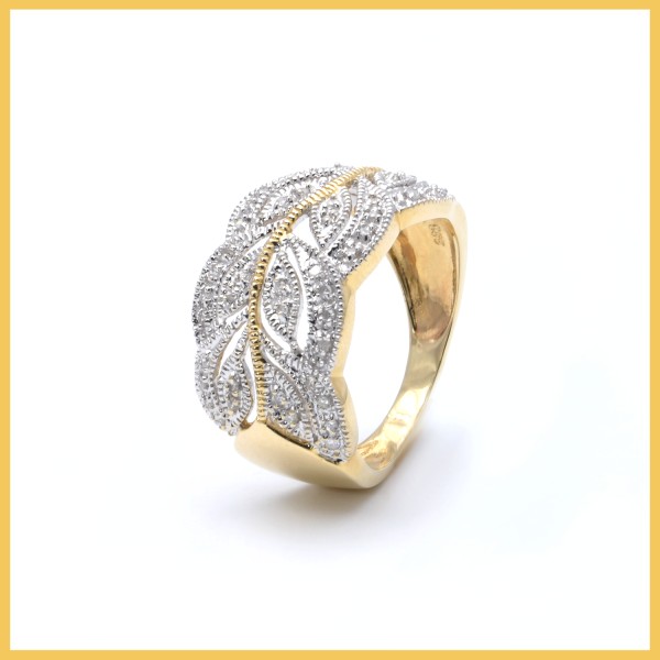 Ring | 585/000 Gelbgold | Diamanten