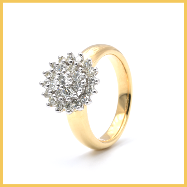 Ring | 750/000 Gold | Bicolor | Brillanten