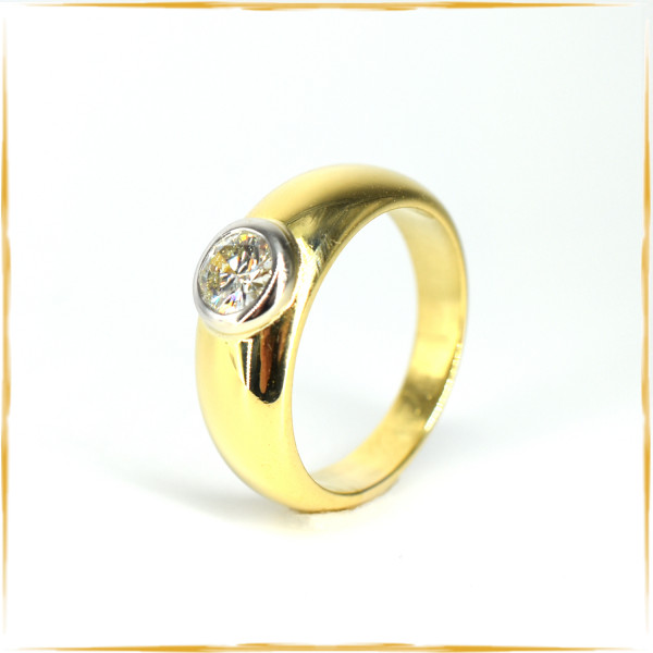 Ring | 750/000 Gold | Brillant | Solitär