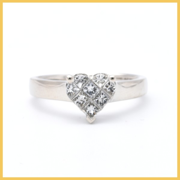 Ring | 750/000 Weißgold | Diamanten