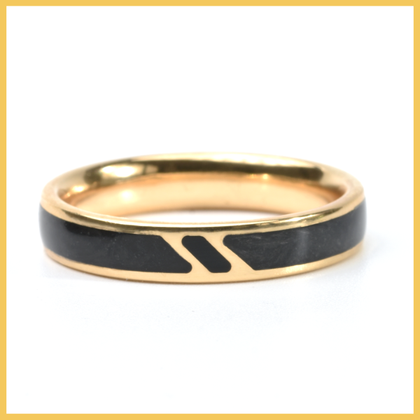 Ring | 750/000 Gelbgold | Carbon | Glamira