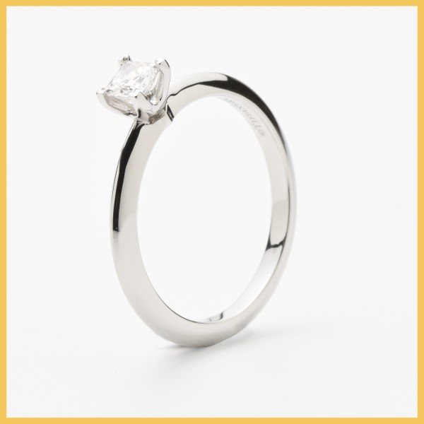 Ring | 950/000 Platin | Tiffany & Co. | Solitär | Diamant