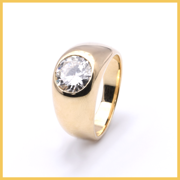 Ring | 585/000 Gelbgold | Brillant | Solitär