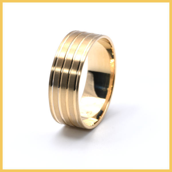 Ring | 585/000 Gelbgold | Bandring