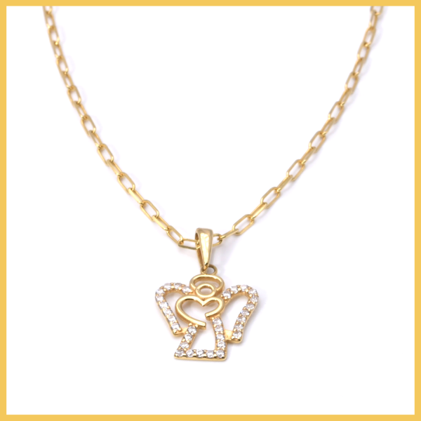 Kette mit Anhänger Engel