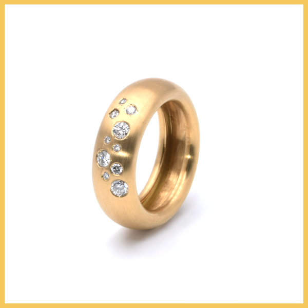 Ring | 750/0000 Gelbgold | Brillanten