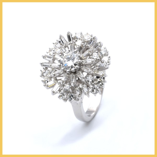 Ring | 750/000 Weißgold | Diamanten | Brillanten