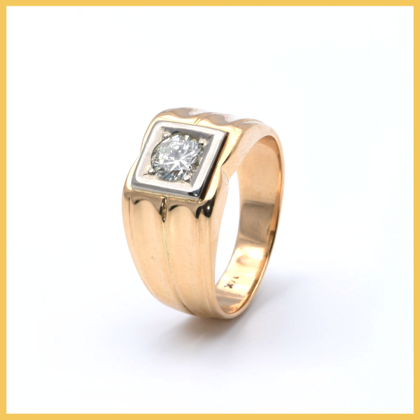 Ring | 585/000 Gold | Bicolor | Brillant