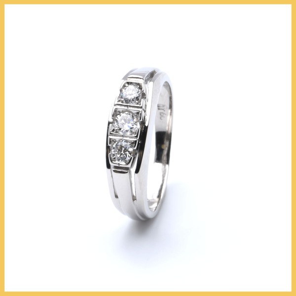 Ring | 585/000 Weißgold | Brillanten