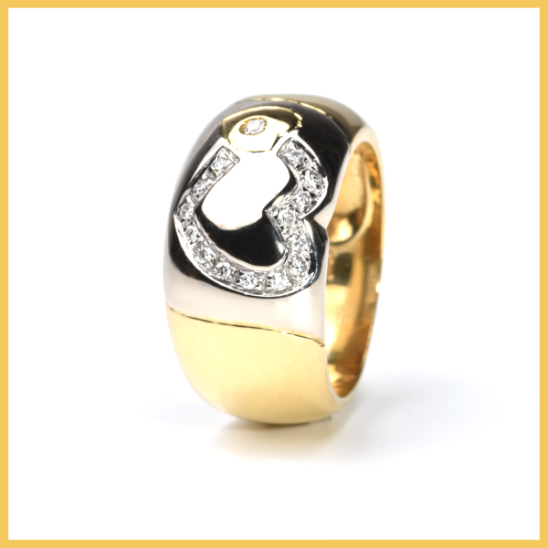 Ring | 750/000 Gold | Bicolor | Diamanten