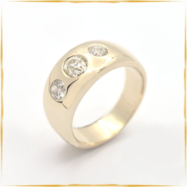 Ring | 585/000 Gold | Diamanten | Vintage