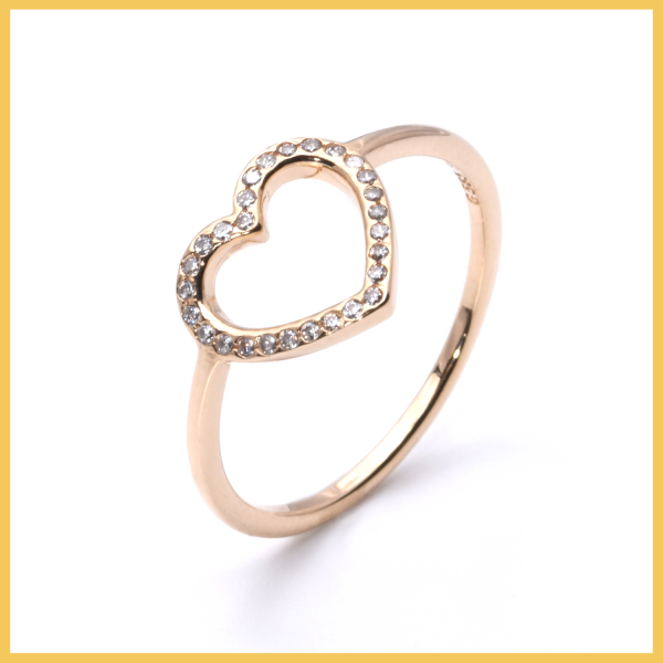 Herz Ring Zirkonia