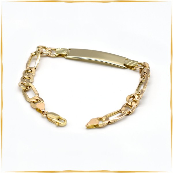 Armband | 585/000 Gelbgold | Gravurplatte