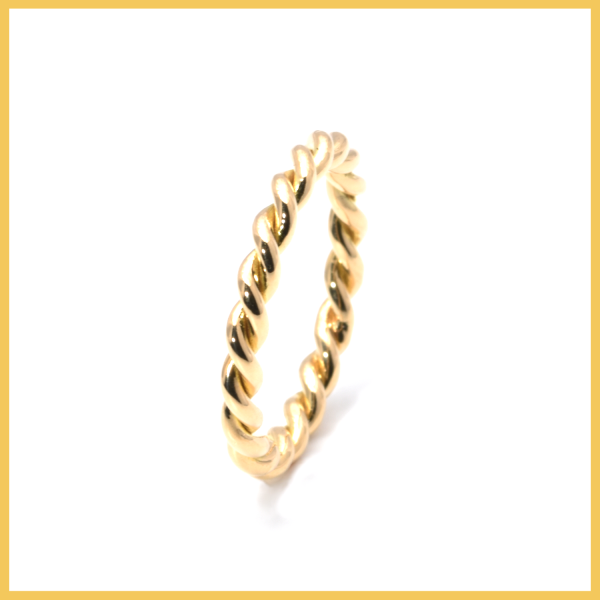 Ring | 750/000 Gelbgold | Kordelring