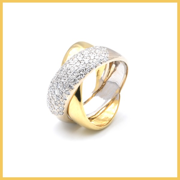 Ring | 750/000 Gold | Bicolor | Brillanten