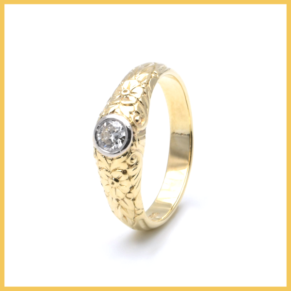 Ring | 585/000 Gold | Solitär | Brillant
