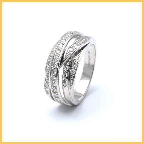 Ring | 585/000 Weißgold | Brillanten