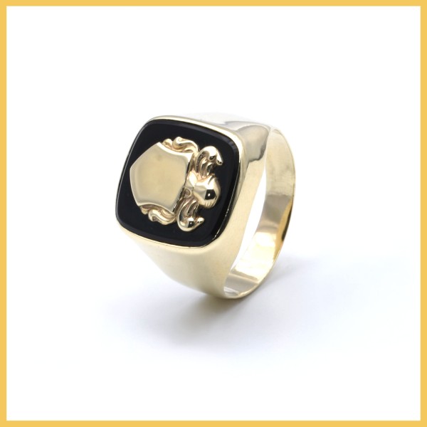Wappenring | 585/000 Gelbgold