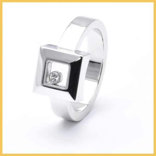 Chopard Ring | 750/000 Weißgold | Happy Diamonds Icons Square