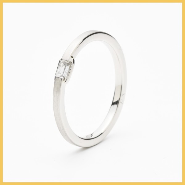 Ring | 950/000 Platin | Diamant