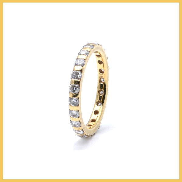 Memoryring | 750/000 Gelbgold | Brillanten