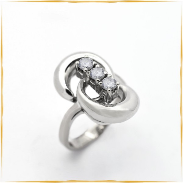 Ring | 585/000 Weissgold | Brillanten