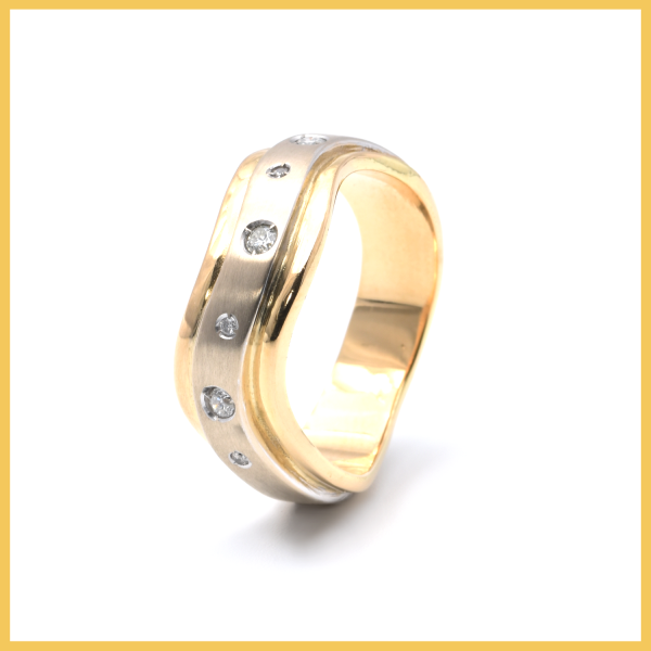 Ring | 750/000 Gold | Bicolor | Brillanten