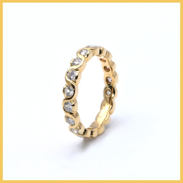 Ring | 750/000 Gold | Memoryring | Brillanten