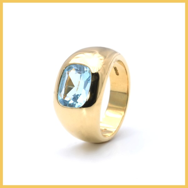 Ring | 750/000 Gelbgold | Topas
