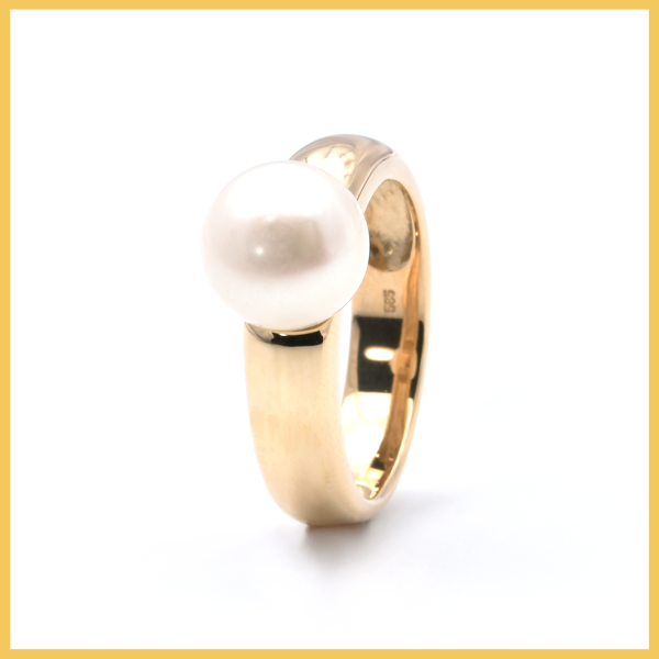 Ring | 585/000 Gelbgold | Perle