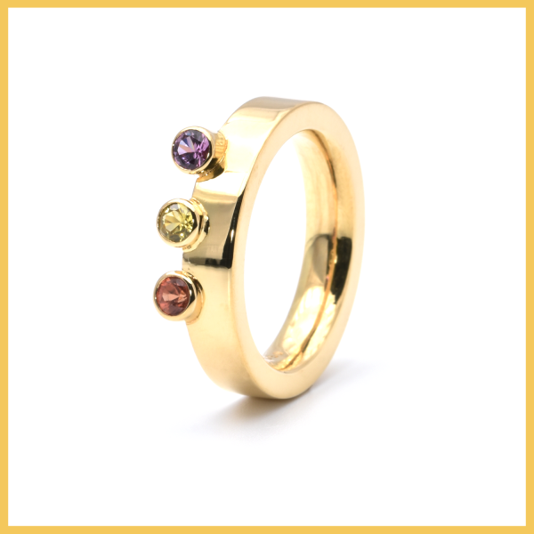 Ring | 750/000 Gelbgold | Turmalin
