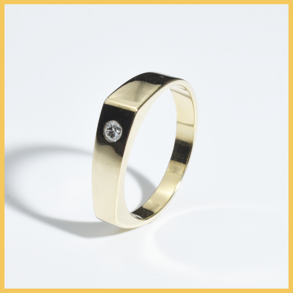 Ring | 585/000 Gelbgold | Brillant